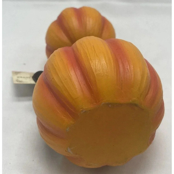 HALLOWEEN PUMPKIN HEAD MAN CERAMIC FIGURE  6” RARE - Picture 8 of 9